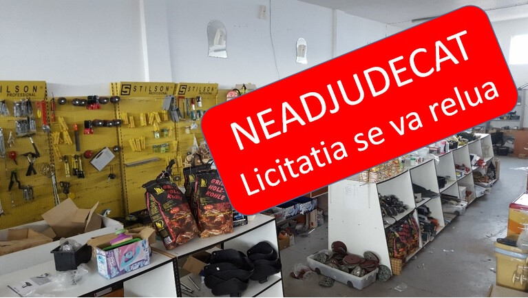 Valorificare stoc de marfă - a doua licitație